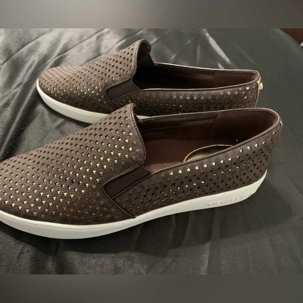 Brown and Gold Michael Kors Sneaker | Size 11M